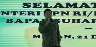 Menteri Perencanaan Pembangunan Nasional /Kepala Bappenas, Suharso Monoarfa.