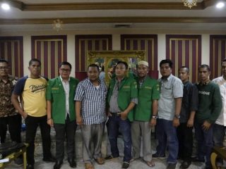 Panitia Konferwil GP Ansor Sumut yang beraudiensi dengan Gubsu beberapa waktu lalu.