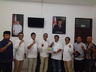 Bakal Calon Walikota Siantar, Ismael SH, ikuti fit and proper test Gerindra Sumut, di Kantor Dewan Pimpinan Daerah (DPD) Gerindra Sumut.
