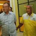 Plt Walikota Medan, Akhyar Nasution menyampaikan visi dan misi di DPD Partai Golkar Sumatera Utara, Jalan Wahid Hasyim, Medan, Senin (20/1/2020).