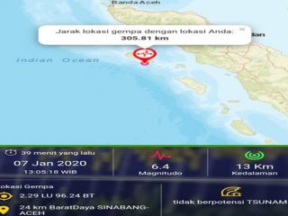 Gempa Guncang Sinabang, Warga Medan Berhamburan