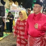 Plt Walikota Medan, Akhyar Nasution saat MTQ ke-53 tingkat Kota Medan di Jalan Ngumban Surbakti, Kelurahan Sempakata, Kecamatan Medan Selayang, Sabtu malam (15/2/2020).