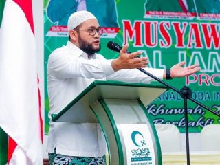 Ketua PW Al Washliyah Sumatera Utara periode 2020- 2025, Dedi Iskandar Batubara.
