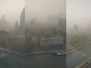 Kabut Asap di Wuhan China.
