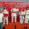 Shindoka Sumut Boyong 26 Medali dari Kejurnas Shindoka 2020.