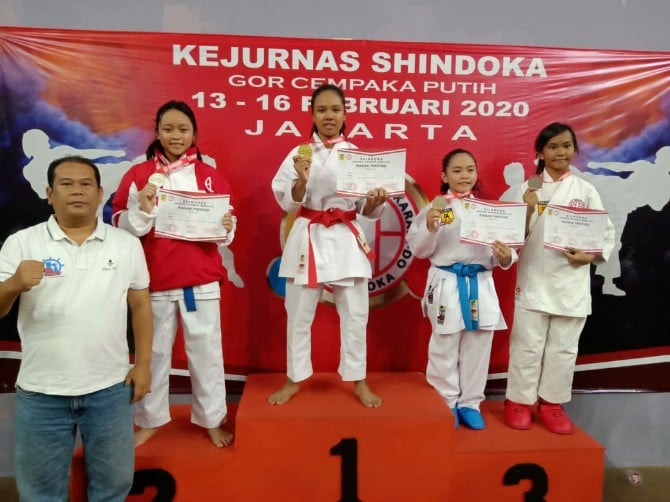 Shindoka Sumut Boyong 26 Medali dari Kejurnas Shindoka 2020.