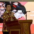 Kepala Dinas Kesehatan Sumut, Alwi Mujahit Hasibuan, saat memberikan kata sambutan pada pertemuan Koordinasi Kesiapsiagaan Menghadapi Penyebaran Virus Corona di Aula Raja Inal Siregar Kantor Gubernur Sumut