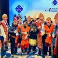 Delegasi Sumut foto bersama dengan Ketua BPP PHRI Hariadi Sukamdani di Resinda Hotel Kawarang Jawa Barat yang menjadi arena Munas ke XVII, Senin (10/2/2020).