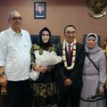 Mantan Kapolrestabes Medan, Kombes Pol Sandi Nugroho, meraih gelar Doktor Ilmu Hukum di Universitas Sumatera Utara dalam sidang promosi, Senin (10/2/2020).