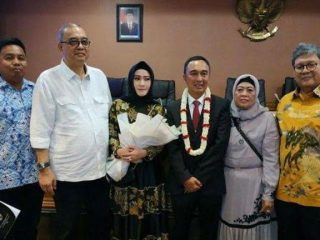Mantan Kapolrestabes Medan, Kombes Pol Sandi Nugroho, meraih gelar Doktor Ilmu Hukum di Universitas Sumatera Utara dalam sidang promosi, Senin (10/2/2020).