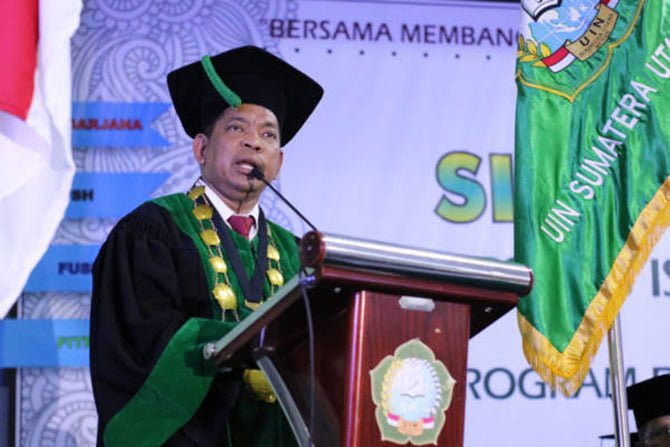 Rektor UIN Sumut TGS, Prof.Dr. H.Saidurrahman, MAg.