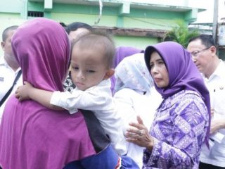 kunjungan Plt Ketua TP. PKK Pusat Tri Suswati Tito Karnavian.