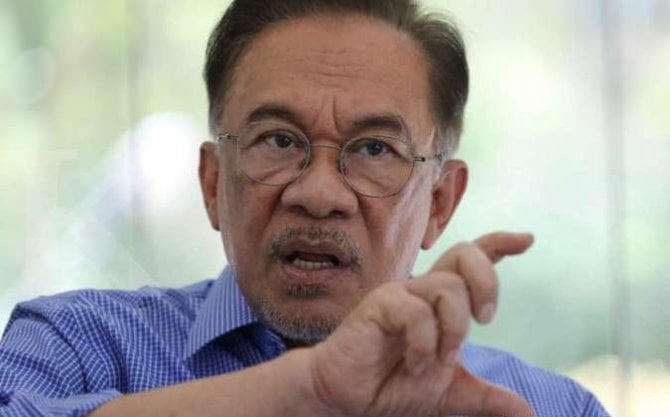 Politisi senior Malaysia Anwar Ibrahim.