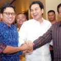 Foto dokumentasi 2011 saat Ahmad Doli Kurnia dan Azis Syamsuddin diapit Menko Kesra Agung Laksono dan Menpora Andi Malarangeng. Doli dan Azis sepakat bersatu soal KNPI kala itu.