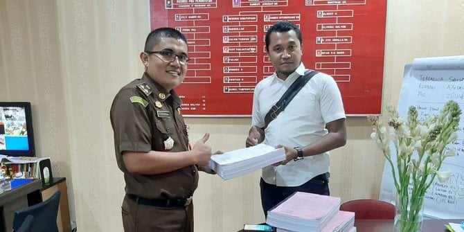Jaksa Menerima Berkas Kasus Pembunuhan Hakim Medan.