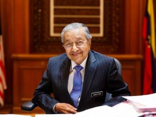 Perdana Menteri (PM) Malaysia Mahathir Mohamad 