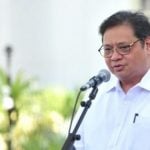 Menteri Koordinator (Menko) Bidang Perekonomian Airlangga Hartarto. (ft : Pasardn)