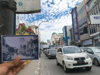 Pertokoan Jalan Kesawan (Kesawan Square). (kaldera/irwansyah sitorus)