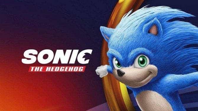 Si Landak Biru pada Film Sonic The Hedgehog.