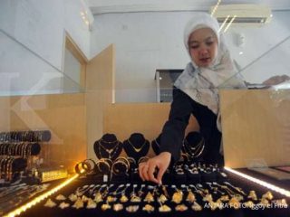 Korona Bikin Harga Emas Melaju Tanpa Rem. Ilustrasi. (ANTARA FOTO)