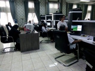 Suasana Kantor Penanaman Modal dan Pelayanan Terpadu Satu Pintu Kota Medan
