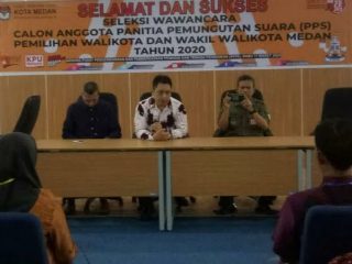 Calon PPS Pilkada Medan Ikuti Tes Wawancara