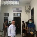 Suasana di Kejari Medan pasca Penutupan Sementara Pelayanan Tilang, Kamis (19/3/2020).