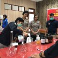 Langka di Tengah Pandemi Corona, Polda Sumut Racik Hand Sanitizer Sendiri