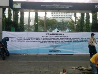 Ayo Fokus Tangani Penyebaran Virus, Merdeka Walk Ditutup Hingga 9 April