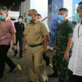 PLT Walikota Medan, Akhyar Nasution ketika meninjau Terminal Penumpang Bandar Deli Pelabuhan Belawan Jalan Stasiun Belawan, Senin (23/3/2020).