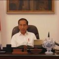 Presiden Jokowi saat ratas dengan Gubernur se Indonesia lewat teleconference, Selasa (24/3/2020)