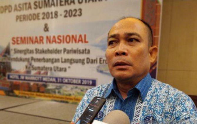 Ketua Asosiasi Perusahaan Perjalanan Wisata Indonesia (Asita) Sumut, Solahuddin Nasution