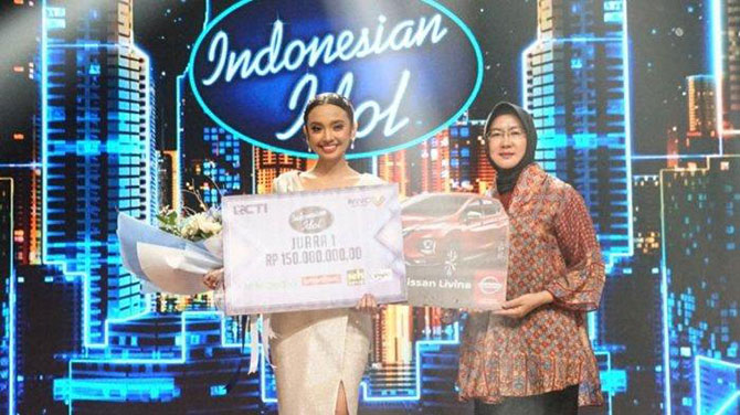 Lyodra Ginting (16) berhasil meraih gelar juara Indonesian Idol Season 10. (ist)