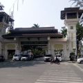 Pintu gerbang Lapangan Merdeka Medan yang terletak di Jalan Pulau Penang.