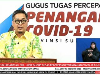 Siaran pers Gugus Tugas Percepatan penanganan COVID-19 Prov. Sumatera Utara (31/3/2020).