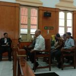 Sidang perdana dakwaan kasus suap Walikota nonaktif Medan, Dzulmi Eldin dilaksanakan di Pengadilan Tipikor Medan (5/3/2020).