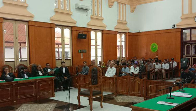 Sidang kasus suap Walikota Medan Non Aktif Dzulmi Eldin kembali digelar dengan agenda keterangan saksi-saksi.