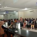 Kondisi BPJS Kesehatan Cabang Medan, Jalan Karya, Sei Agul, Rabu (11/3/2020).