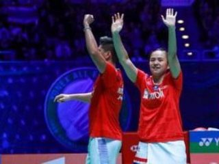 Ganda campuran Indonesia, Praveen Jordan/Melati Daeva Oktavianti berhasil jadi juara All England 2020,