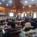 Suasana sidang paripurna istimewa HUT Kabupaten Asahan ke -74 di Gedung DPRD Asahan