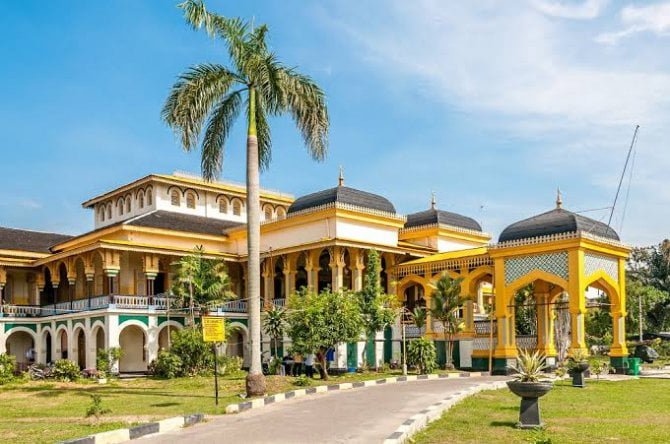Salah Satu Ikon Kota Medan, Istana Maimun di Tutup Selama 14 Hari Upaya Penyebaran Virus Corona.