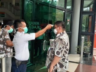 Antisipasi Corona, RS USU Periksa Setiap Pengunjung dengan Thermo Scanner