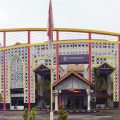 Gedung Perpustakaan Sumut yang juga menjadi kantor Dewan Perpustakaan Sumut (int)