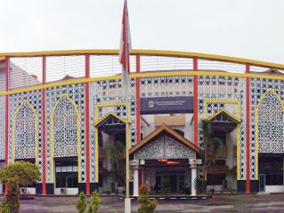 Gedung Perpustakaan Sumut yang juga menjadi kantor Dewan Perpustakaan Sumut (int)