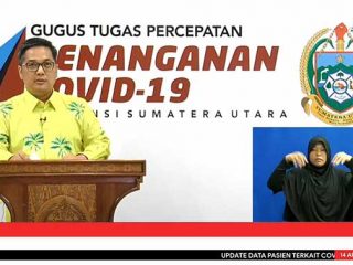 Siaran pers Gugus Tugas Percepatan penanganan COVID-19 Prov. Sumatera Utara (14/4/2020).