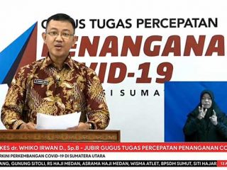Jubir Gugus Tugas Percepatan Penanganan Covid-19 Provinsi Sumatera Utara, Whiko Irwan.