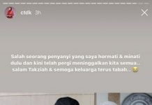 Unggahan account Siti Nurhaliza