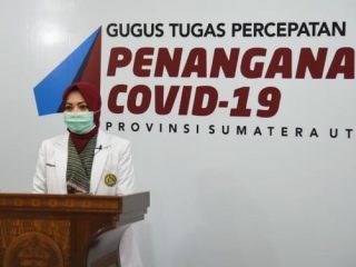 Koordinator Medis dan Paramedis Gugus Tugas Percepatan Penanganan Covid-19 Provinsi Sumatera Utara, Restuti Hidayani Saragih