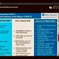 Kanan atas Kepala Perwakilan BI Wiwiek Sisto Widayat saat menyampaikan paparan, Dekan FE Unimed Prof. Indra Maipita (tengah) dan Rektor Unimed Dr. Syamsul Gultom (kanan bawah) saat kuliah umum daring, Selasa (14/4/2020)