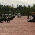 Bhabinkamtibmas dan Babinsa yang dilepas Kapolda Sumut Irjen Pol Drs Martuani Sormin MSi melalui Wakapolda Sumut Brigjen Pol Mardiaz Kusin Dwihananto SIK MHum di lapangan KS Tubun Mapolda Sumut